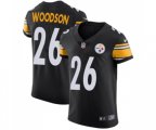 Pittsburgh Steelers #26 Rod Woodson Black Team Color Vapor Untouchable Elite Player Football Jersey