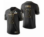 Tampa Bay Buccaneers #13 Mike Evans Black Golden Super Bowl LV Jersey