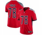 Tennessee Titans #78 Jack Conklin Limited Red Inverted Legend Football Jersey