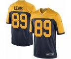 Green Bay Packers #89 Marcedes Lewis Game Navy Blue Alternate Football Jersey