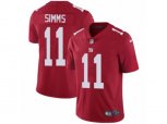 New York Giants #11 Phil Simms Vapor Untouchable Limited Red Alternate NFL Jersey