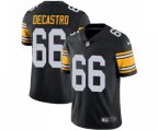 Pittsburgh Steelers #66 David DeCastro Black Alternate Vapor Untouchable Limited Player Football Jersey