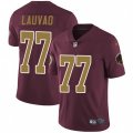 Washington Redskins #77 Shawn Lauvao Burgundy Red Gold Number Alternate 80TH Anniversary Vapor Untouchable Limited Player NFL Jersey