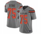 Cleveland Browns #75 Joel Bitonio Limited Gray Inverted Legend Football Jersey
