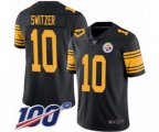 Pittsburgh Steelers #10 Ryan Switzer Limited Black Rush Vapor Untouchable 100th Season Football Jersey