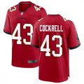 Tampa Bay Buccaneers #43 Ross Cockrell Nike Home Red Vapor Limited Jersey