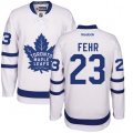 Toronto Maple Leafs #23 Eric Fehr Authentic White Away NHL Jersey