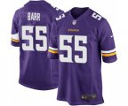 Minnesota Vikings #55 Anthony Barr Game Purple Team Color Football Jersey