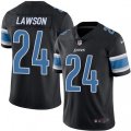 Detroit Lions #24 Nevin Lawson Limited Black Rush Vapor Untouchable NFL Jersey