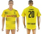 2017-18 Dortmund 20 RAMOS Home Thailand Soccer Jersey
