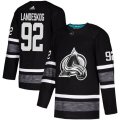 Colorado Avalanche #92 Gabriel Landeskog Black 2019 All-Star Game Parley Authentic Stitched NHL Jersey
