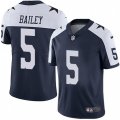 Dallas Cowboys #5 Dan Bailey Navy Blue Throwback Alternate Vapor Untouchable Limited Player NFL Jersey