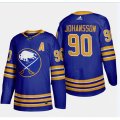 Buffalo Sabres #90 Marcus Johansson Authentic Blue Home Hockey Jersey