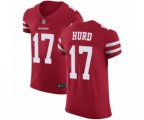 San Francisco 49ers #17 Jalen Hurd Red Team Color Vapor Untouchable Elite Player Football Jersey