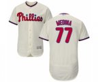 Philadelphia Phillies Adonis Medina Cream Alternate Flex Base Authentic Collection Baseball Player Jersey