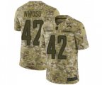 Los Angeles Chargers #42 Uchenna Nwosu Limited Camo 2018 Salute to Service Football Jersey