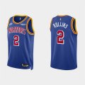 Golden State Warriors #2 Ryan Rollins 2022 Royal Stitched Basketball Jersey