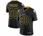 Pittsburgh Steelers #30 James Conner Limited Lights Out Black Rush NFL Jersey