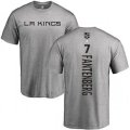 Los Angeles Kings #7 Oscar Fantenberg Ash Backer T-Shirt