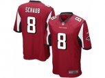 Atlanta Falcons #8 Matt Schaub Game Red Team Color NFL Jersey