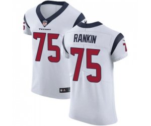 Houston Texans #75 Martinas Rankin White Vapor Untouchable Elite Player Football Jersey