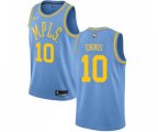 Los Angeles Lakers #10 Tyler Ennis Authentic Blue Hardwood Classics Basketball Jersey