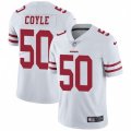 San Francisco 49ers #50 Brock Coyle White Vapor Untouchable Limited Player NFL Jersey