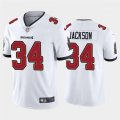 Tampa Bay Buccaneers Retired Player #34 Dexter Jackson Nike White Vapor Limited Jersey