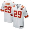 Kansas City Chiefs #29 Eric Berry Game White NFL Jersey