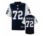 Dallas Cowboys #72 Travis Frederick Throwback Blue jerseys