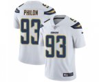 Los Angeles Chargers #93 Darius Philon White Vapor Untouchable Limited Player Football Jersey