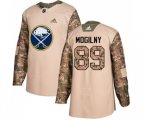 Adidas Buffalo Sabres #89 Alexander Mogilny Authentic Camo Veterans Day Practice NHL Jersey