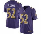 Baltimore Ravens #52 Ray Lewis Limited Purple Rush Vapor Untouchable Football Jersey