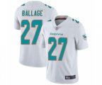 Miami Dolphins #27 Kalen Ballage White Vapor Untouchable Limited Player Football Jersey
