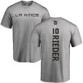 Los Angeles Kings #10 Tobias Rieder Ash Backer T-Shirt