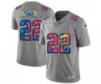 Tennessee Titans #22 Derrick Henry Multi-Color 2020 NFL Crucial Catch NFL Jersey Greyheather
