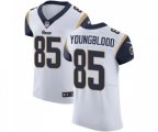 Los Angeles Rams #85 Jack Youngblood White Vapor Untouchable Elite Player Football Jersey
