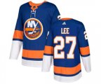 New York Islanders #27 Anders Lee Premier Royal Blue Home NHL Jersey