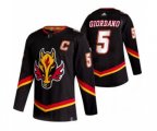Calgary Flames #5 Mark Giordano Black 2020-21 Reverse Retro Alternate Hockey Jersey