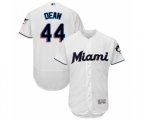 Miami Marlins Austin Dean White Home Flex Base Authentic Collection Baseball Player Jersey