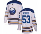Adidas Buffalo Sabres #53 Jeff Skinner Authentic White 2018 Winter Classic NHL Jersey