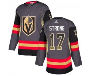 Vegas Golden Knights #17 Vegas Strong Authentic Black Drift Fashion NHL Jersey