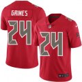 Tampa Bay Buccaneers #24 Brent Grimes Limited Red Rush Vapor Untouchable NFL Jersey