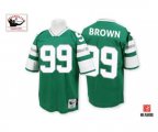 Philadelphia Eagles #99 Jerome Brown Green Authentic Throwback Football Jersey