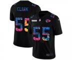 Kansas City Chiefs #55 Frank Clark Multi-Color Black 2020 NFL Crucial Catch Vapor Untouchable Limited Jersey