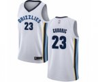 Memphis Grizzlies #23 Marko Guduric Authentic White Basketball Jersey - Association Edition
