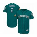 Seattle Mariners #2 Tom Murphy Teal Green Alternate Flex Base Authentic Collection Baseball Player Jersey