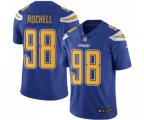 Los Angeles Chargers #98 Isaac Rochell Limited Electric Blue Rush Vapor Untouchable Football Jersey