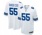 Dallas Cowboys #55 Leighton Vander Esch Game White NFL Jersey