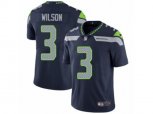 Seattle Seahawks #3 Russell Wilson Vapor Untouchable Limited Steel Blue Team Color NFL Jersey